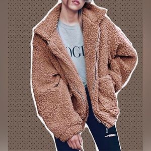 First Love - Oversized Teddy Coat